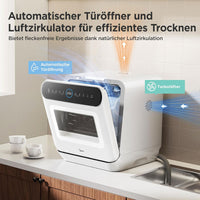 Midea 3rd Generation  Bench Top Mini Dishwasher