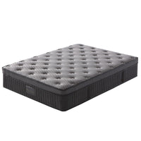 KINGSTON SLUMBER Premium Luxury 34cm Double Mattress, Medium-Firm, Natural Latex Layer, Euro Top, 7-Zone Pocket Spring