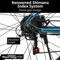 VALK Vortex 3 Electric Bike, Medium Frame Mountain ebike, Metallic Teal