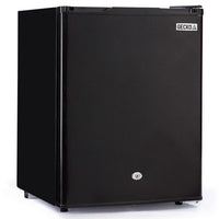 GECKO 70L Portable Bar Fridge and Freezer 12V/24V for Camping, Caravans, Black
