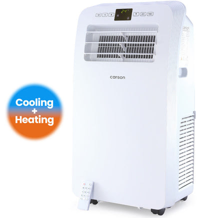 CARSON  2.9kW Reverse Cycle Portable Air Conditioner and Heater, with Dehumidifier, Cooling and Heating AC