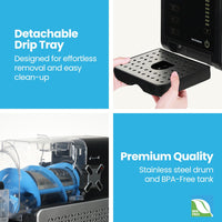 POLYCOOL 3L Slushie Frozen Drink Maker, Home Slush Machine, Fast Chilling, Easy Digital Controls