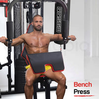 PROFLEX Home Gym Exercise Machine Fitness Equipment Weight Bench Press Set 148lbs