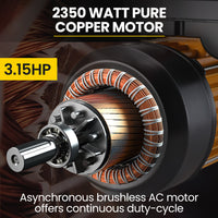 GENPOWER 3.5kW Peak 3kW Enclosed Inverter Generator, 2x15A, 12V, USB, Portable, Compact, Camping, Backup