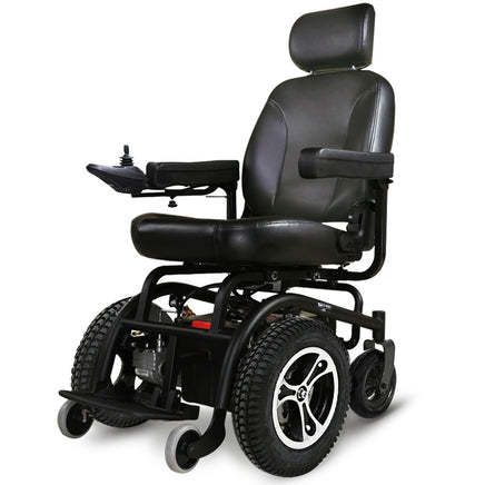 EQUIPMED Front Wheel Drive Power Electric Wheelchair, Up to 35km Range, Ultra-Comfortable, Safe Stable Non-Slip Anti-Roll Back Power Assist Chair