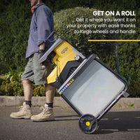 MICHIGAN 2400W Electric Crushing Impact Shredder, Quiet High Torque Garden Mulcher Chipper, Shreds Palm Fronds