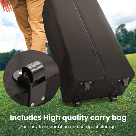 RED TRACK Accessory Pack for 6x3m White Gazebo, includes Walls, Wheeled Carry Bag, Rechargeable USB Lamp