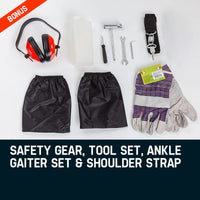 MTM 62CC Pole Chainsaw Saw Petrol Chain Tree Pruner Extended Extension Cutter