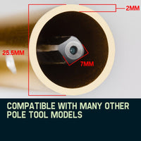 MTM 62CC Pole Chainsaw Saw Petrol Chain Tree Pruner Extended Extension Cutter