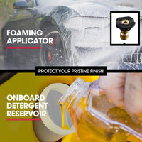 JET-USA RX550 Electric High Pressure Washer 3500PSI, 5 Nozzles, Spin & Wheel Brush, Deck Cleaner, Turbo Head, 10M Hose