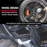 JET-USA RX550 Electric High Pressure Washer 3500PSI, 5 Nozzles, Spin & Wheel Brush, Deck Cleaner, Turbo Head, 10M Hose