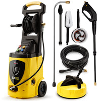 Jet-USA RX550 Electric High Pressure Washer 3500PSI Ultimate Pack, 5 Nozzles, Spin & Wheel Brush, Deck Cleaner, Turbo Head, Angled Lance, 30M Hose Reach