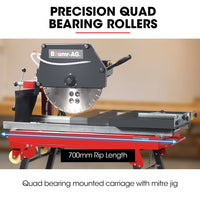 BAUMR-AG 2200W 450mm 18" Brick & Masonry Table Saw, Electric Tile Concrete Cutting, with Stand