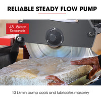 BAUMR-AG 2200W 450mm 18" Brick & Masonry Table Saw, Electric Tile Concrete Cutting, with Stand