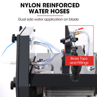 BAUMR-AG 2200W 450mm 18" Brick & Masonry Table Saw, Electric Tile Concrete Cutting, with Stand