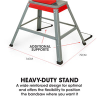 Baumr-AG 500W 115mm Wood Bandsaw Portable Benchtop Band Saw Cutting Machine with Stand