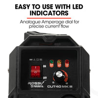 ROSSI 40 Amp Plasma Cutter, Portable Oxy Torch Welder Cutting Machine, 15A Plug