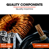 ROSSI 160 Amp Inverter Stick Welder, ideal for Stainless Steel, Aluminium, Carbon Steel, Multi-Metal Gasless Welding Machine, 15A Plug