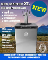 Keg King - Kegmaster Series XL Kegerator - Fastap Quadruple Tap