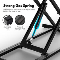EKKIO Adjustable Standing Desk Riser with Gas Spring (Black) EK-DSR-100-MS