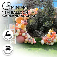 GOMINIMO 1.8 M Round Balloon Arch Kit(Gold)GO-BA-100-SD