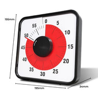 GOMINIMO 60-Minute Visual Countdown Timer (Large, Black) GO-KCT-101-BS