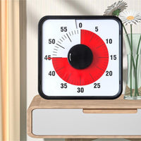 GOMINIMO 60-Minute Visual Countdown Timer (Large, Black) GO-KCT-101-BS