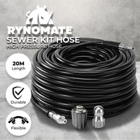 RYNOMATE High Pressure Cleaning Washer with M14 Threaded Joint (20m) RNM-HPW-100-JYE