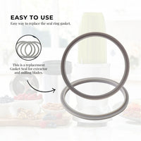 For Nutribullet Grey Gasket Seal Ring - Suits New 600 W 1200 W 900 W