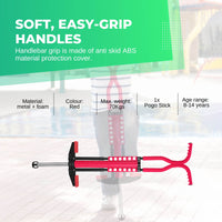 Red Pogo Stick Kids - Childrens Jumping Jackhammer Exercise Hopper Toy