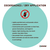 1Kg Boric Acid Powder Bucket 99.9% Pure Fully Soluble Granule Pest Ant Roaches