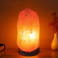 12V 12W 3-5 Kgs Himalayan Pink Salt Lamp Natural Rock Crystal Light Bulb On/Off
