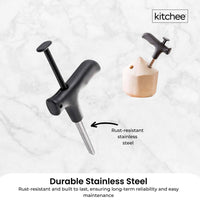 200x Kitchee Coconut Opener - Stainless Steel Hole Punch Kitchen Tool
