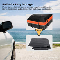 Social Hike 428L Car Rooftop Storage Carrier - Soft-Shell Waterproof Roof Bag