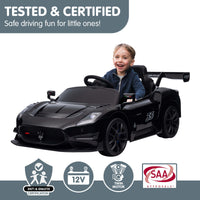Kahuna Maserati MC20 GT2 Licensed Electric Kids Ride On Race Car Black