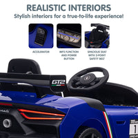 Kahuna Maserati MC20 GT2 Licensed Electric Kids Ride On Race Car Blue