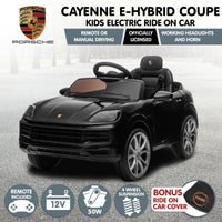 Kahuna Porsche Cayenne E Hybrid Coupe Licensed Kids Electric Ride On Car w/Remote Control 50W Dual Motors Speed Settings