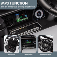 Authorized Toyota Electric Kids Ride-on Car Fj Cruiser - White