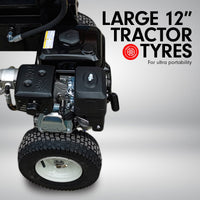 Yukon 18 Ton Petrol Log Splitter Wood Cutter Hydraulic Ram Wood Cutter Firewood Chopper Axe Wedge