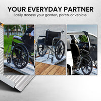 Kartrite 3ft Aluminium Foldable Wheelchair Ramp R01