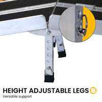 Kartrite Aluminium Wheelchair Ramp With Leg Support - 10ft