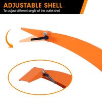 Ducar 7hp Wood Chipper Shredder Mulcher Grinder Petrol Orange