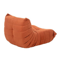 High Back Single Fireside Togo Sofa Chair Cozy Lounge Chair with Ottoman High Density Sponge Multiple Colors Comfortable and Durable (Green)