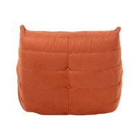 High Back Single Fireside Togo Sofa Chair Cozy Lounge Chair with Ottoman High Density Sponge Multiple Colors Comfortable and Durable (Green)