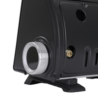 AMZ 1700W 2-in-1 Portable Outdoor Camping Butane Gas Heater Stove Steel Iron Aluminium Metal Manual Application for Travel