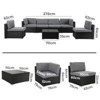 Veranda Fancy Grande Sofa Set