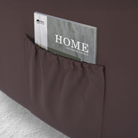 Home Recliner Chair - PU Leather Sofa Lounge Armchair MARLO BROWN