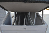 Grey XXL Chicken Coop Rabbit Guinea Pig Hutch Ferret Hen Cat Bird House