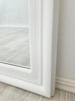 Window Style Mirror - White Rectangle 100cm x 200cm