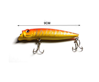 2X 9.5cm Popper Poppers Fishing Lure Lures Surface Tackle Saltwater